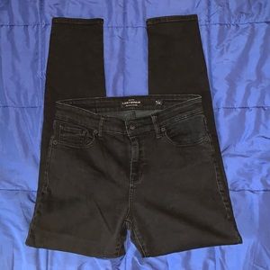 Lucky Brand Ava Skinny Crop Black Jeans